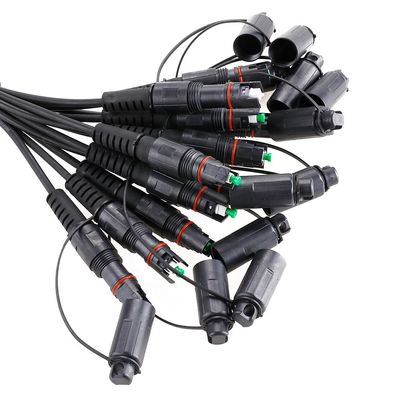 SC APC 점퍼 형태에 대한 단관식 단일모드 FTTH 수용액 케이블 옵티탭