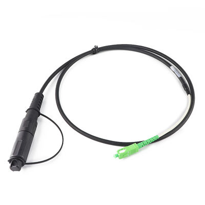SC APC 점퍼 형태에 대한 단관식 단일모드 FTTH 수용액 케이블 옵티탭