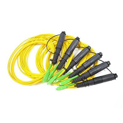 SC APC 점퍼 형태에 대한 단관식 단일모드 FTTH 수용액 케이블 옵티탭