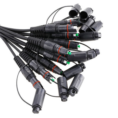 옵티탭 코닝 SC 자동 위상 조정을 위한 주문 제작된 FTTH 방수 패치 코드