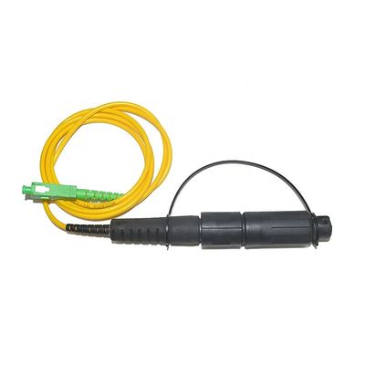 IP68 방수 FTTH 솔루션, 옵티탭 연결기와 광섬유 SC APC 패치 코드