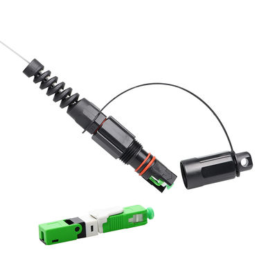 IP68 FTTH 해결책, SC APC 분야 산 코닝 Optitap 연결관