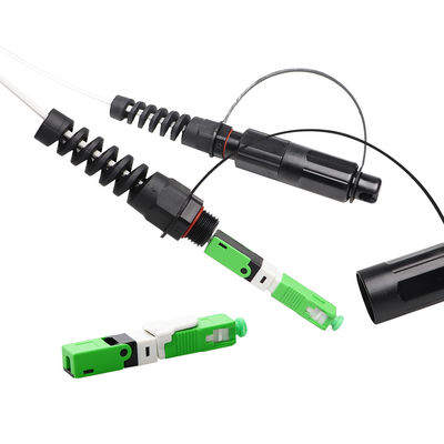 IP68 FTTH 해결책, SC APC 분야 산 코닝 Optitap 연결관