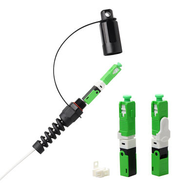 IP68 FTTH 해결책, SC APC 분야 산 코닝 Optitap 연결관