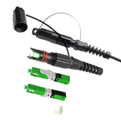 IP68 FTTH 해결책, SC APC 분야 산 코닝 Optitap 연결관