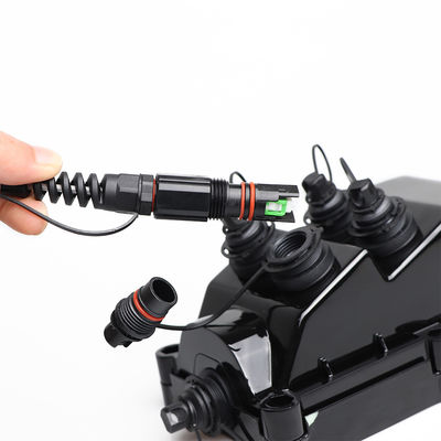 IP68 FTTH 해결책, SC APC 분야 산 코닝 Optitap 연결관