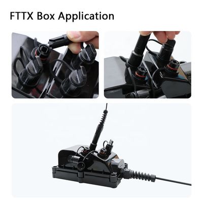 단일모드 FTTH 솔루션, 강화된 방수 SC APC 빠른 연결기