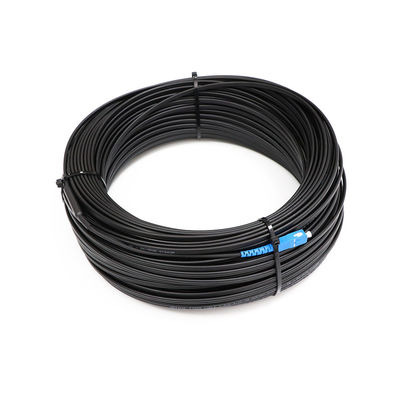 1 핵심 야외 FTTH 솔루션 드롭 케이블 작은 IP SC APC 접속구의 형태