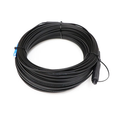 SC 자동 위상 조정에 대한 주문 제작된 1 섬유 FTTH 솔루션 드롭 케이블 작은 IP 옵티탭