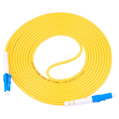 FTTH 단일모드 단체 섬유 케이블 패치 코드 2.0 밀리미터 3.0 밀리미터 LC UPC