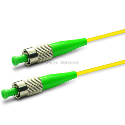 FC APC 단일모드 섬유 패치 코드, FTTH 섬유 광학 점퍼 코드