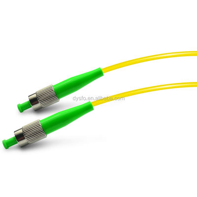 FC APC 단일모드 섬유 패치 코드, FTTH 섬유 광학 점퍼 코드