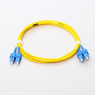 FC APC 단일모드 섬유 패치 코드, FTTH 섬유 광학 점퍼 코드