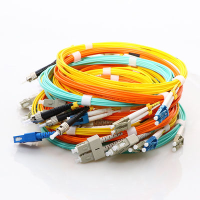 FC APC 단일모드 섬유 패치 코드, FTTH 섬유 광학 점퍼 코드