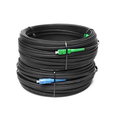 점퍼 야외 FTTH 드롭 케이블, G657A 섬유 광 패치 코드