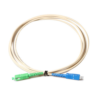 FTTH 시스템을 위한 SC APC 섬유 케이블 패치 코드 2 밀리미터 단일모드 단체