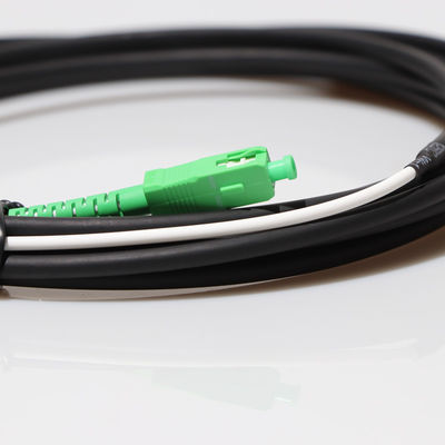 SC APC UPC FTTH 광 섬유용 드롭 케이블 G657A G652D 단순한 이중 통신