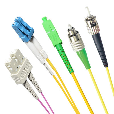 G652D 섬유 케이블 조립체, 광 케이블 티비 망을 위한 SM UPC APC 광섬유 패치 코드