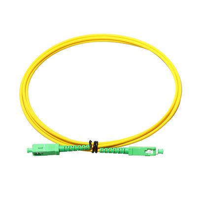 3m 노란 섬유 광 패치 코드 FC SC LC ST APC UPC 단일모드