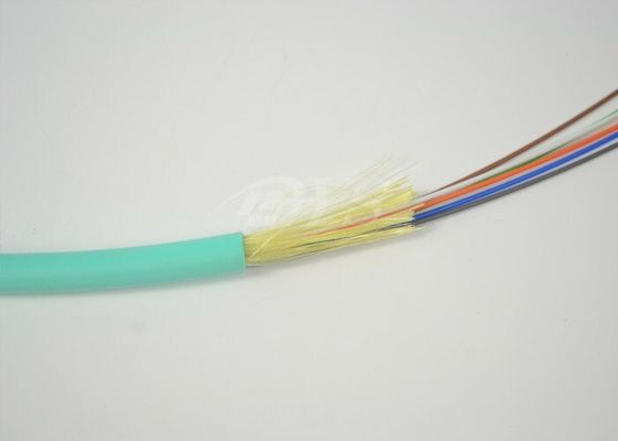 FTTH 실내이 12 코어 섬유 옵틱 케이블 OM3 / 광섬유 분산 케이블