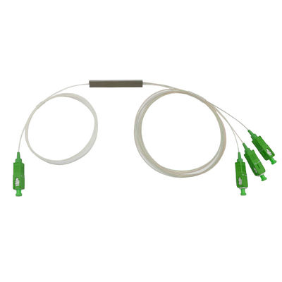 G657A1 FTTH 1x2 섬유 광학 분배기, 작은 PLC 분배기 SC APC 0.9 밀리미터