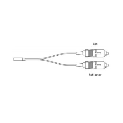 PWDM 파이버 광 필터 SC 자동 위상 조정 1550nm 수동적 ABS 물질