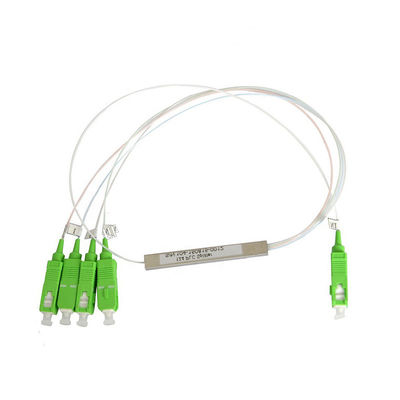 연결기 0.9 밀리미터 지름 OEM과 1x4 스틸 튜브 PLC 분배기