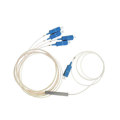 연결기 0.9 밀리미터 지름 OEM과 1x4 스틸 튜브 PLC 분배기