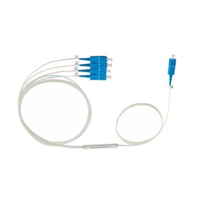 1×4 SC APC 섬유 광학 분배기, 케이블 텔레비전을 위한 작은 종류 PLC 4 방향 분배기