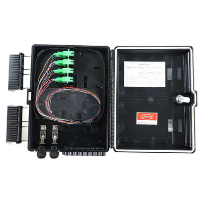 IP65 광섬유 단자함, FTTH 드롭 케이블 박스 흑색 컬러