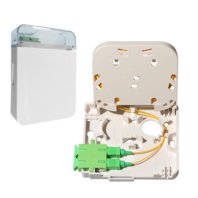 벽 소켓 패널을 위한 FTTH 1 항구 광 터미널 상자 작은 SC 종류