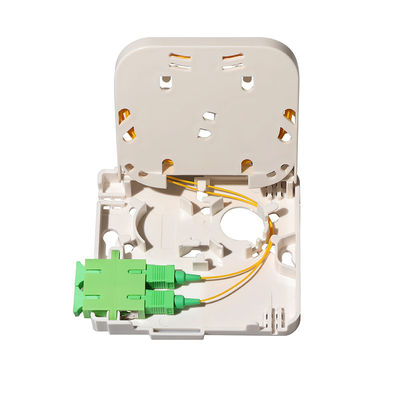 벽 소켓 패널을 위한 FTTH 1 항구 광 터미널 상자 작은 SC 종류
