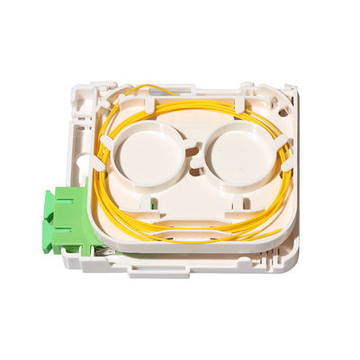 벽 소켓 패널을 위한 FTTH 1 항구 광 터미널 상자 작은 SC 종류