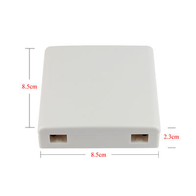 벽 소켓을 위한 FTTH 2 항구 86 광 터미널 상자 면판