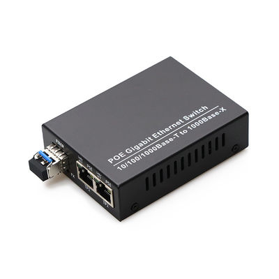 FTTH FTTB FTTX 네트워크를 위한 SFP LC 섬유 이더넷 미디어 컨버터 20 킬로미터