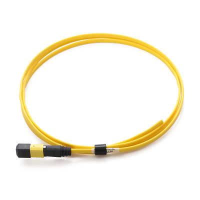 FTTX FTTX를 위한 단일모드 G657a1 섬유 케이블 MPO MTP 12F 1.5M