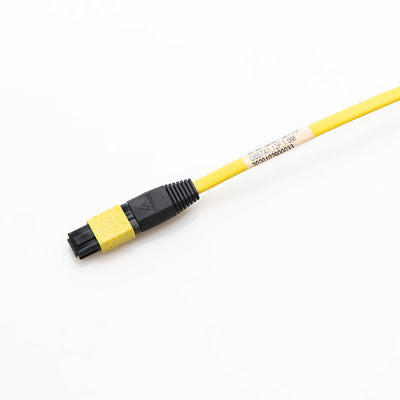 FTTX FTTX를 위한 단일모드 G657a1 섬유 케이블 MPO MTP 12F 1.5M