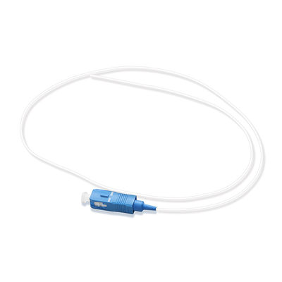 0.9 밀리미터 직경 파이버 케이블 조립 9 / 125 G657A1 SC / UPC 단순하 닦백색
