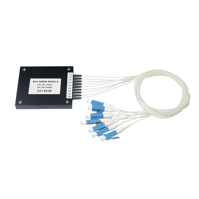 1260~1620 WDM을 위한 nm 1x2  DWDM CWDM 필터 멀티플렉서는 / 드롭 시스템을 추가합니다
