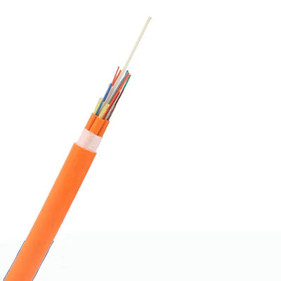 FTTH 실내이 12 코어 섬유 옵틱 케이블 OM3 / 광섬유 분산 케이블