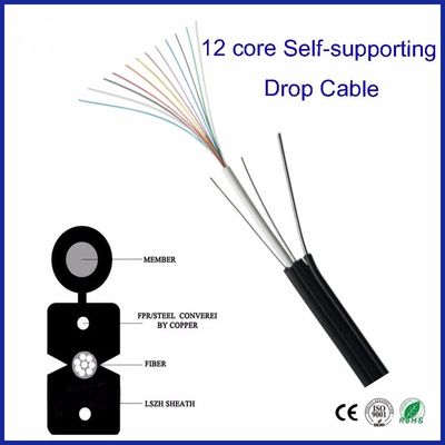 좋은 가격과 고급 품질 GJYXFCH FTTH 광학 드롭 케이블 6 핵심