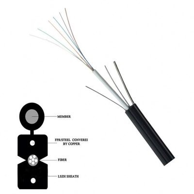 좋은 가격과 고급 품질 GJYXFCH FTTH 광학 드롭 케이블 6 핵심