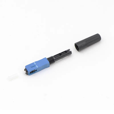 텔레콤 통신을 위한 FTTH 단일모드 광섬유 퀵 커넥터 SC UPC SC APC