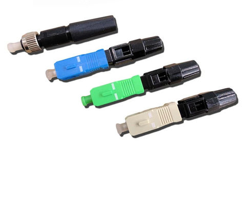 FTTH 전기 통신 장비를 위한 SC APC 빠른 섬유 광학 커넥터 방수