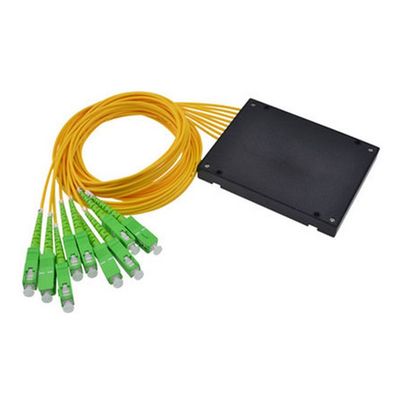 연결기 8 방식 G657A1 섬유형과 1×8 ABS 상자 PLC 분배기