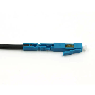 FTTH CATV CCTV를 위한 청색 섬유 광학 커넥터, LC UPC 빠른 연결기