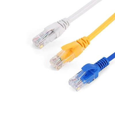 통신을 위한 스프트피 두 가닥의 통신선 이더넷 패치 케이블 Rj45 Cat5 Cat7 Cat6