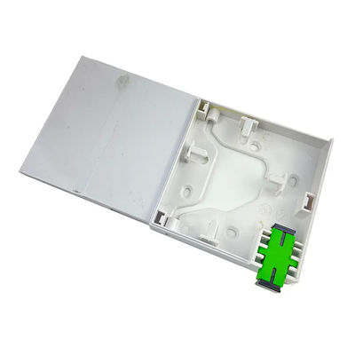 벽 소켓을 위해 보이지 않은 1 핵심 ABS FTTH 광섬유 단자함
