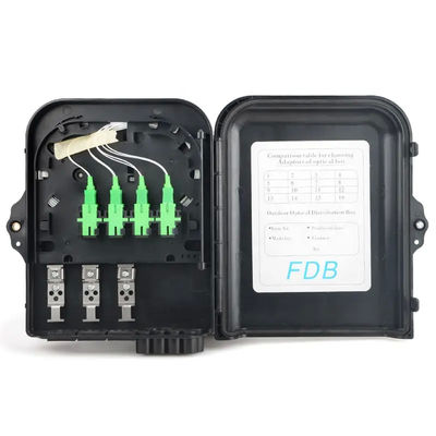 NAP ODP FTB FTTH 자르지 않은 케이블 광섬유 액세스를 위한 8개의 코어 섬유 광단자 박스